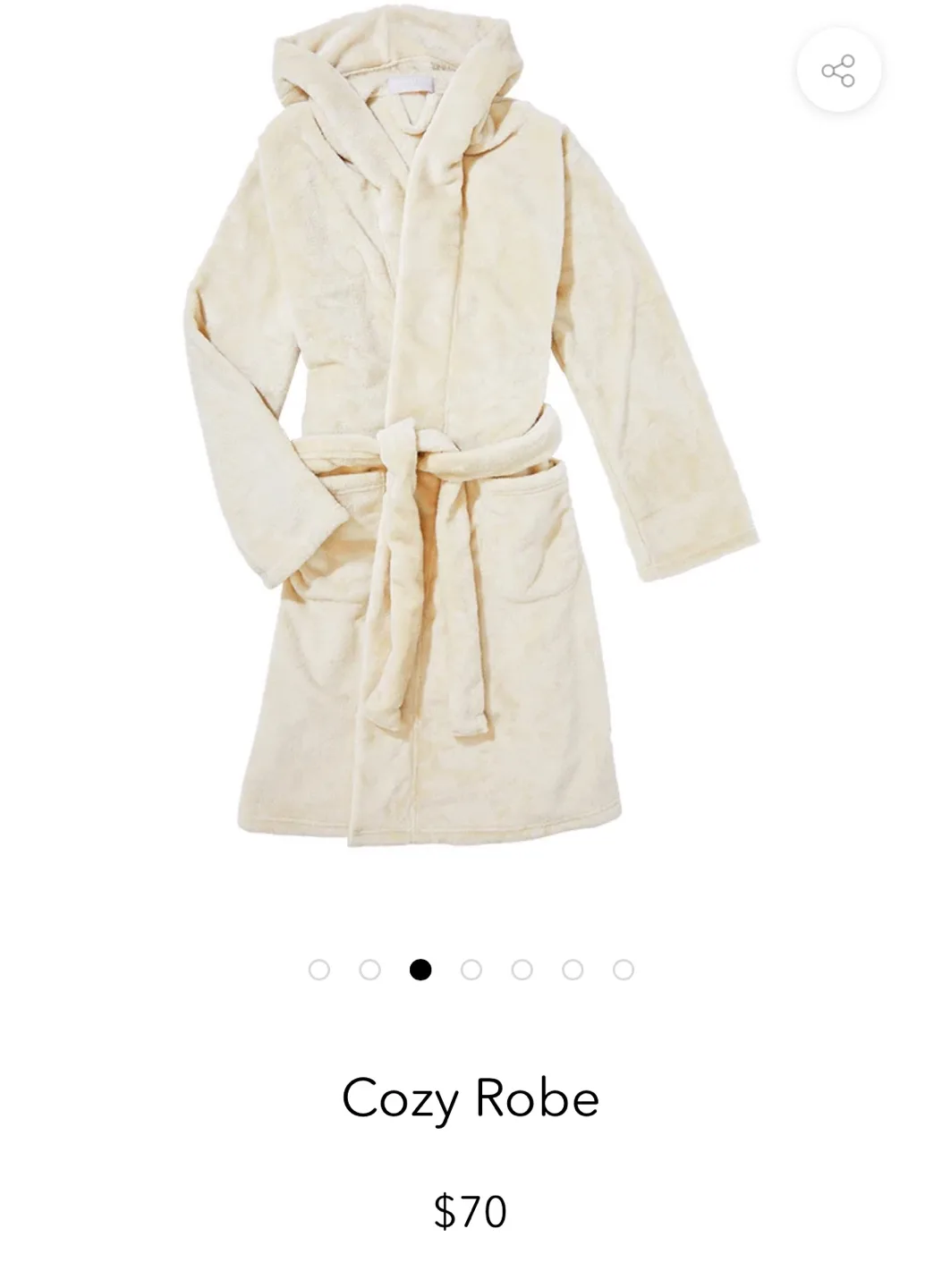 🍓REG $96 NEW! SUMMER & ROSE Cozy Plush Robe Reg $96 CAD image indicator(4)