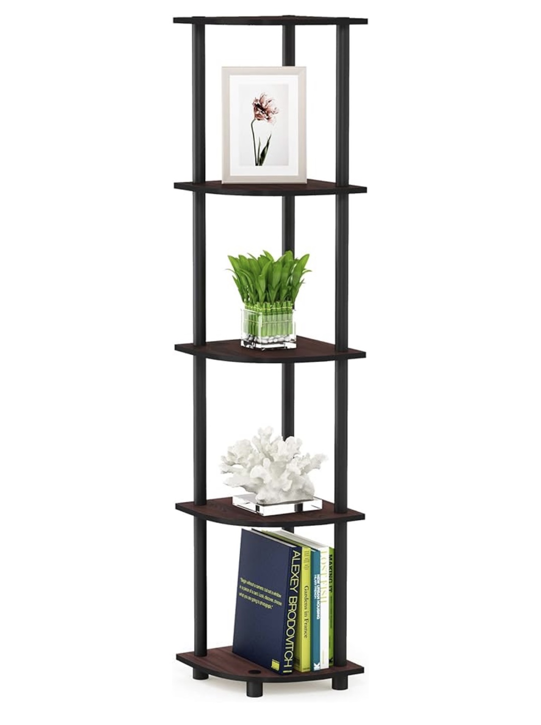 5 Tier Corner Display Rack Multipurpose Shelving Unit - photo 2