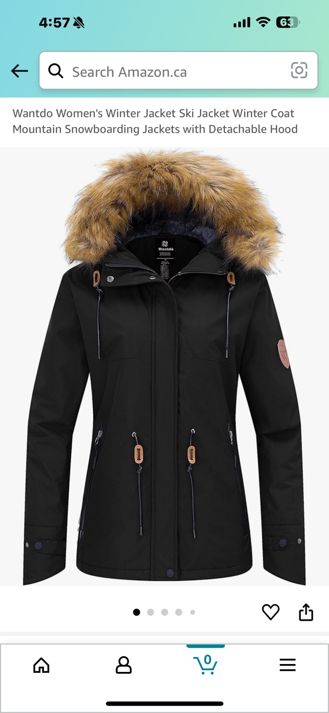 Brand new Wantodo Women's blue Winter Jacket - photo 2