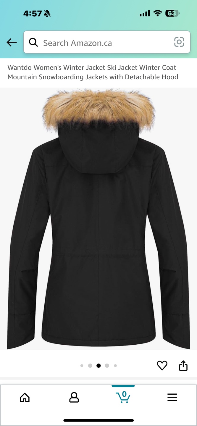 Brand new Wantodo Women's blue Winter Jacket - photo 3