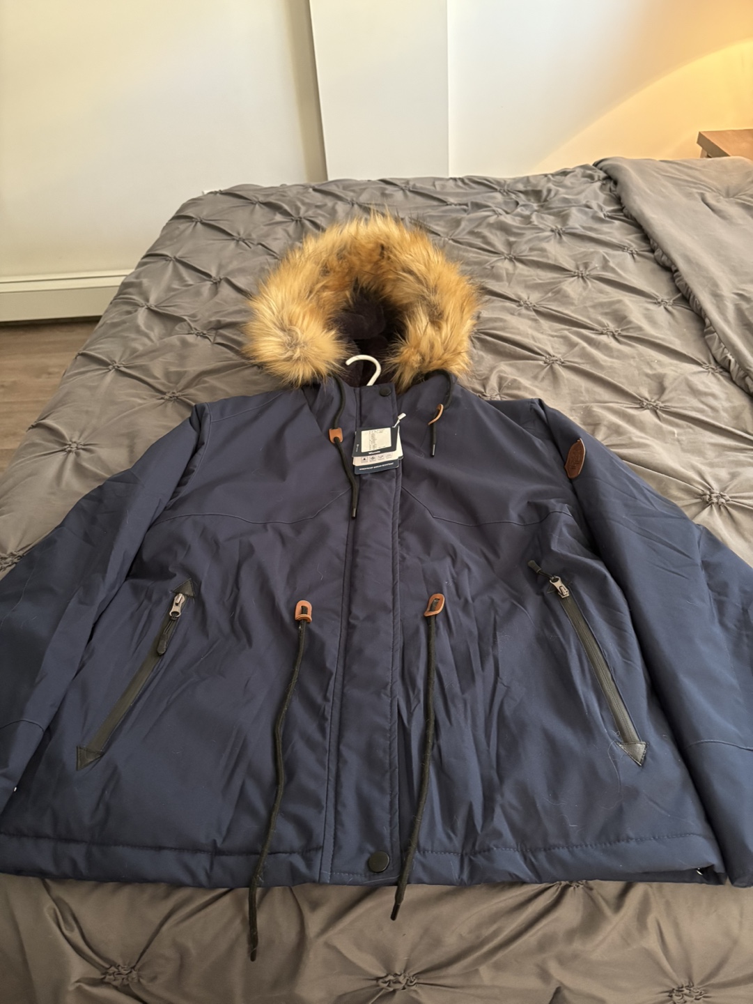 Brand new Wantodo Women's blue Winter Jacket