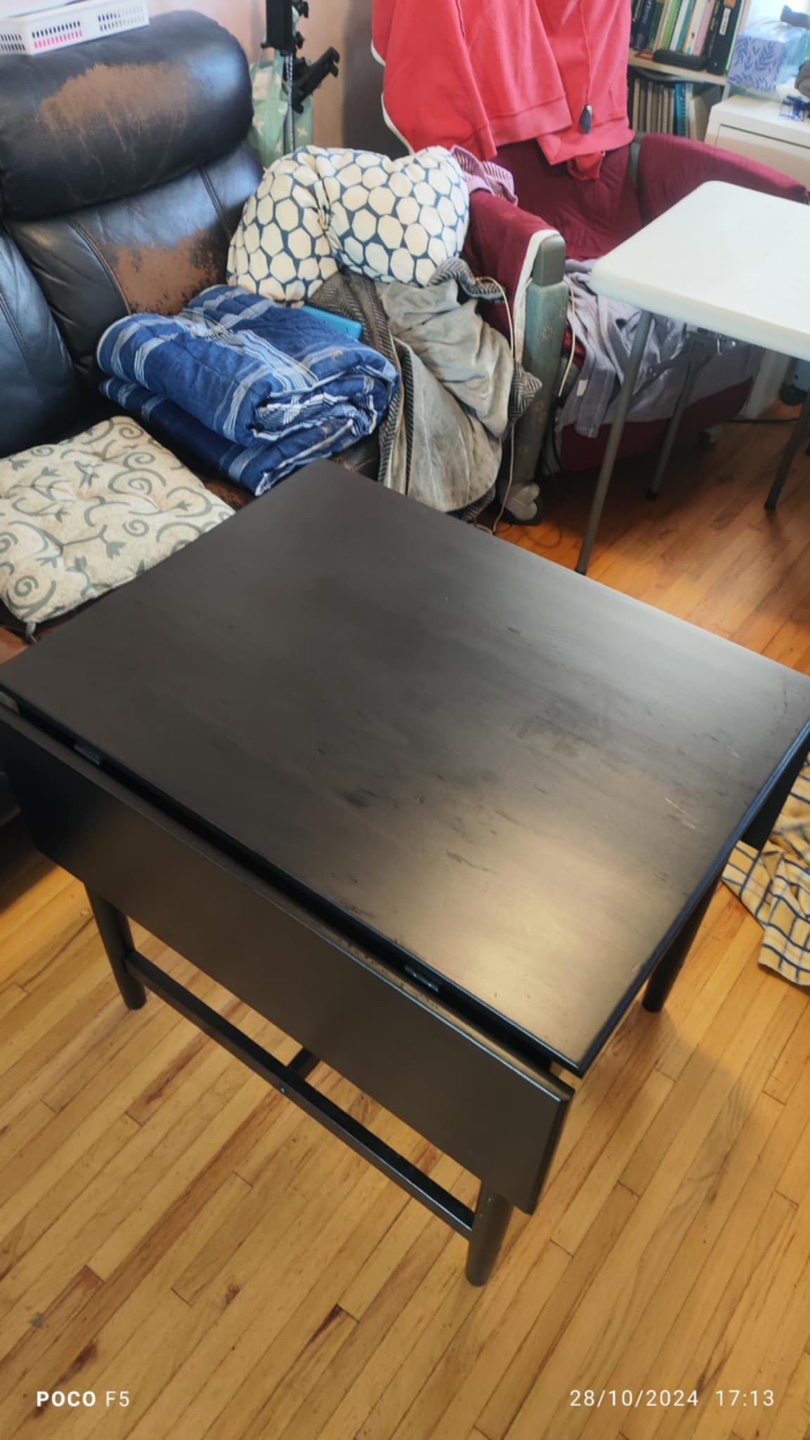 Black Extendable Table - photo 3