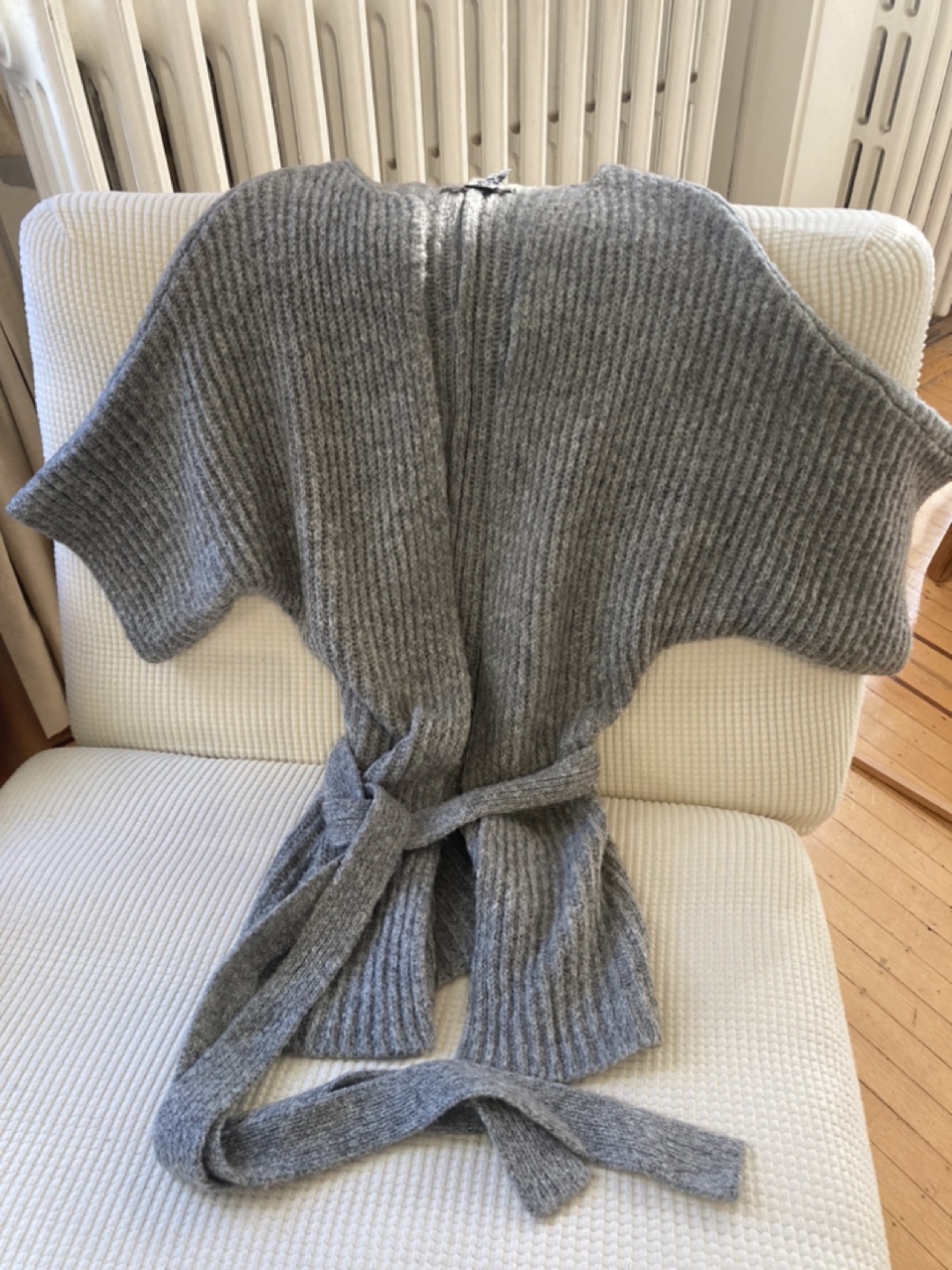 Essential Grey Knit Raglan Sleeve Cardigan