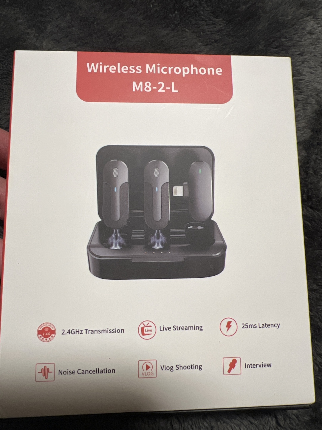 Wireless Microphone M8-2-L