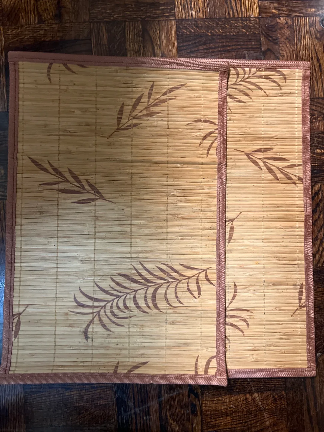 Set of 2 Bamboo Placemats #freecycle thumbnail