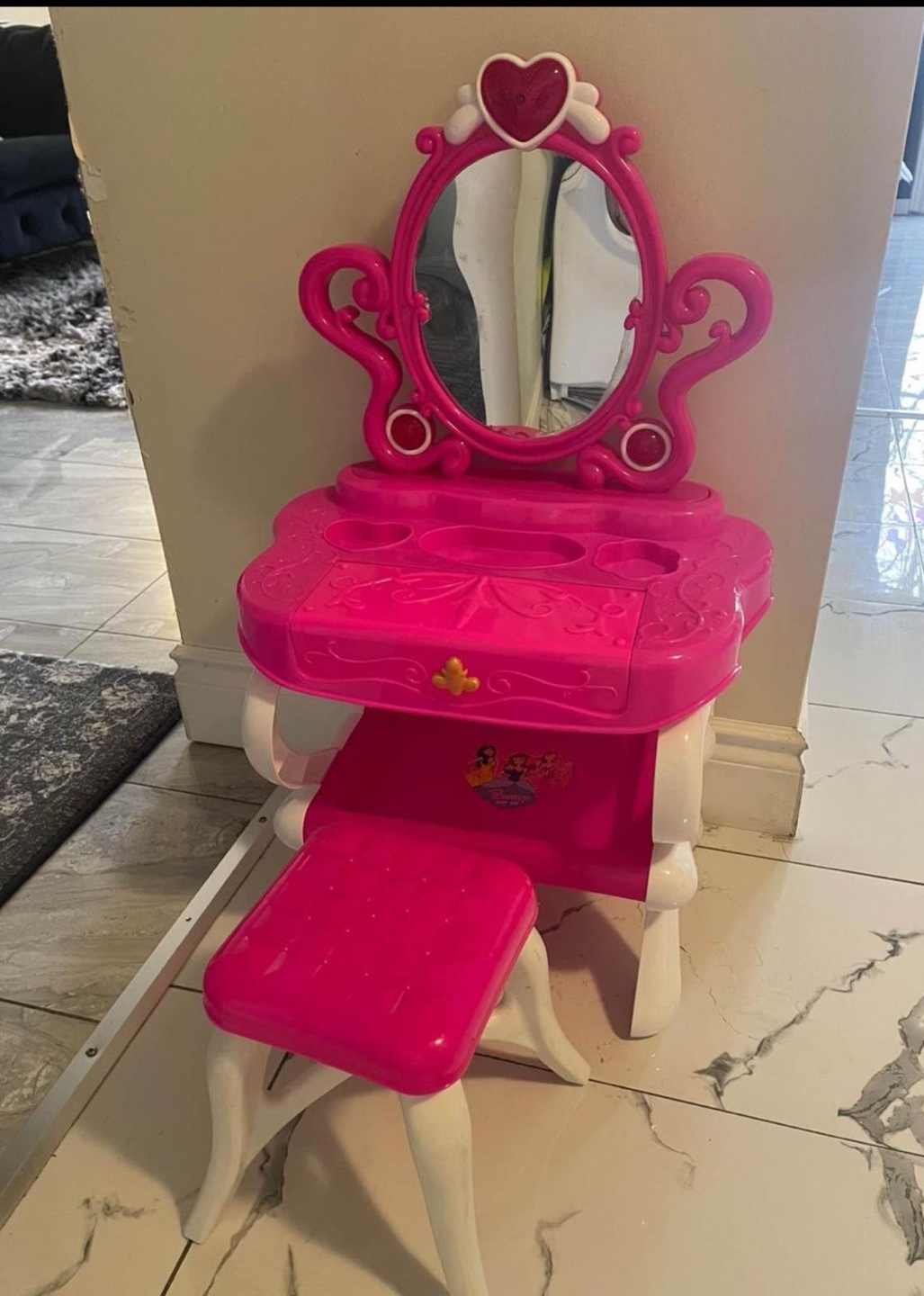 Kids Vanity Set with Piano and Stool