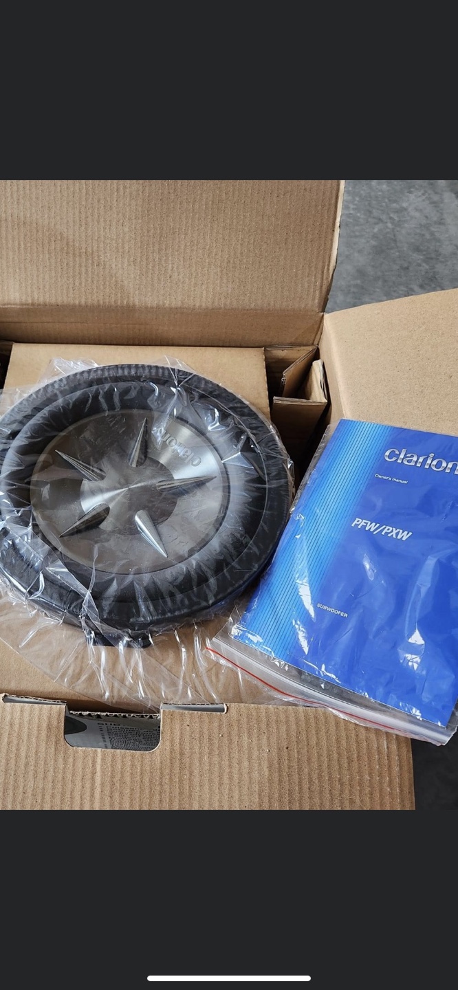 Clarion PXW1051 - 10" Dual Voice Coil Subwoofer