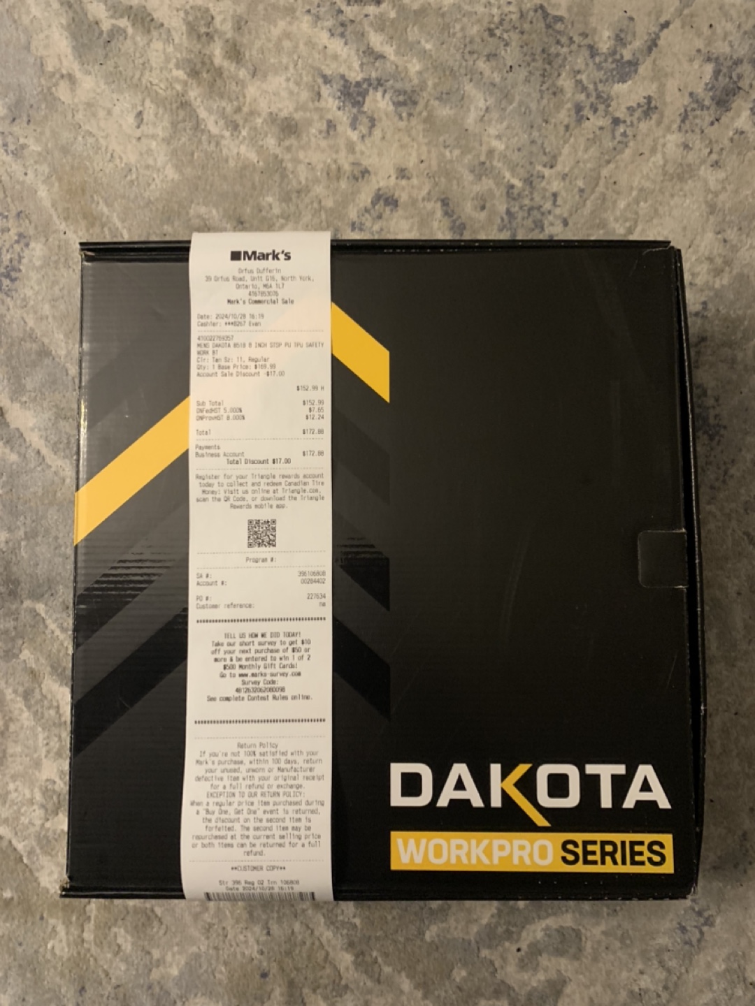 Dakota WorkPro Series Steel Toe Safety Boots Size 11 - photo 4