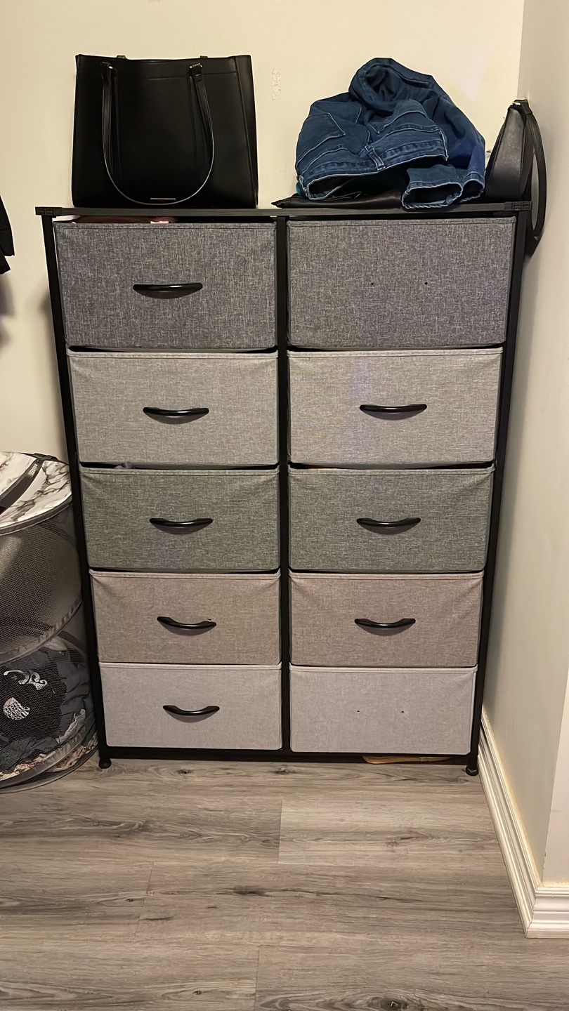 10 Drawer Fabric Storage Organizer