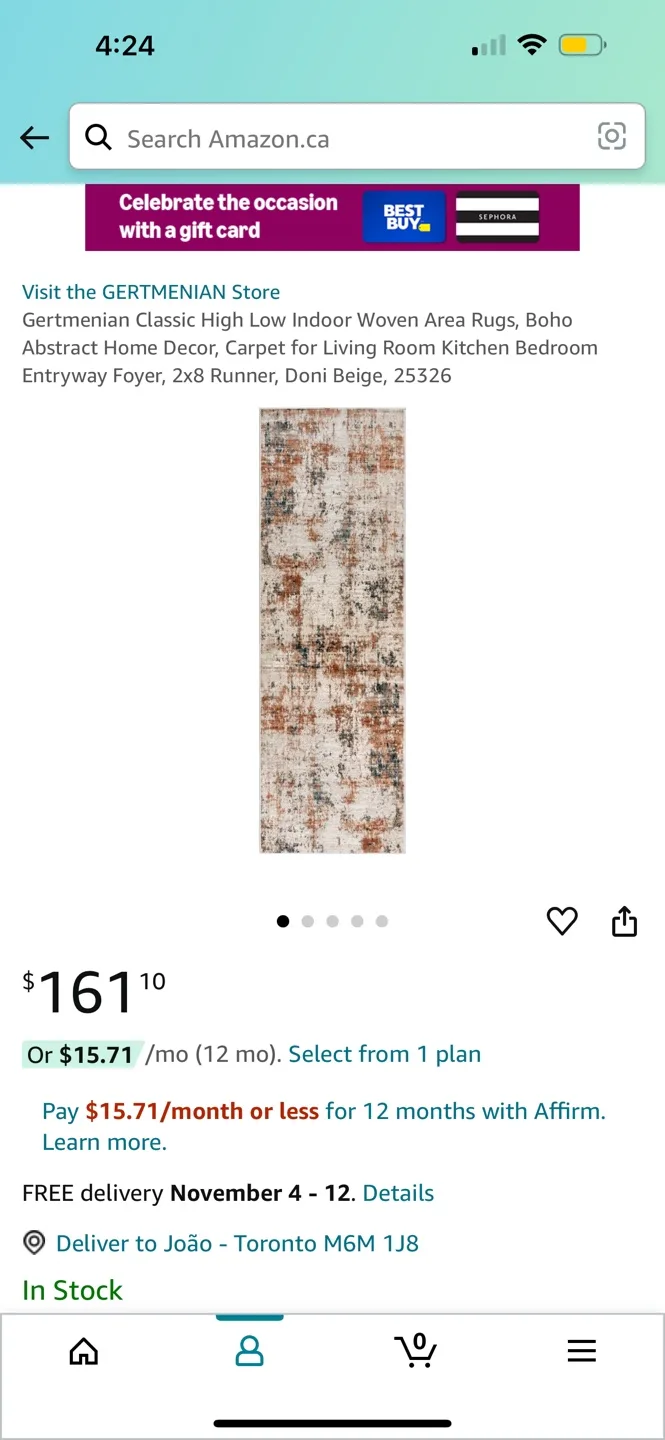 Boho Abstract Area Rug image indicator(2)