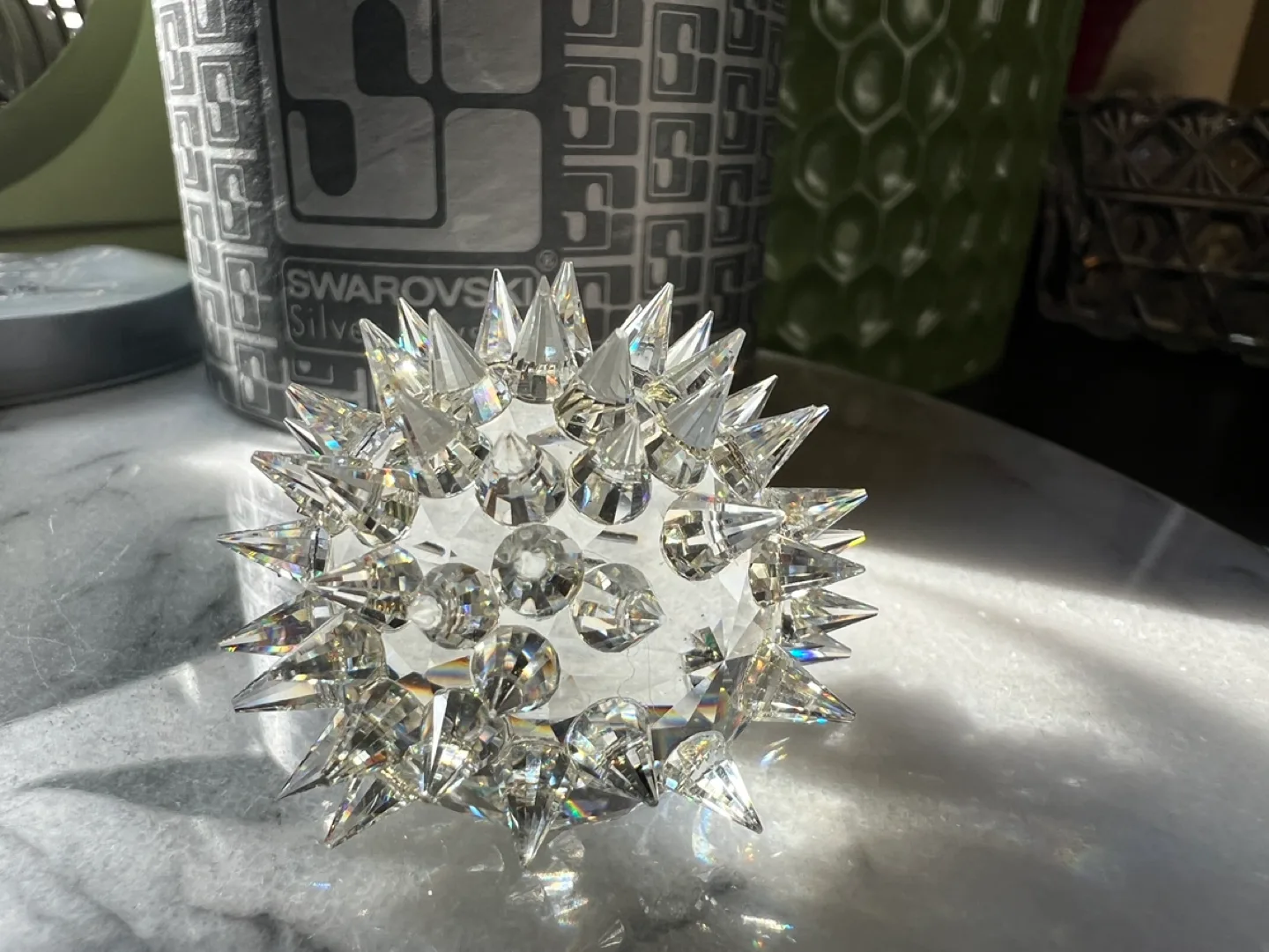 Swarovski Crystal Hedgehog Figurine image indicator(2)