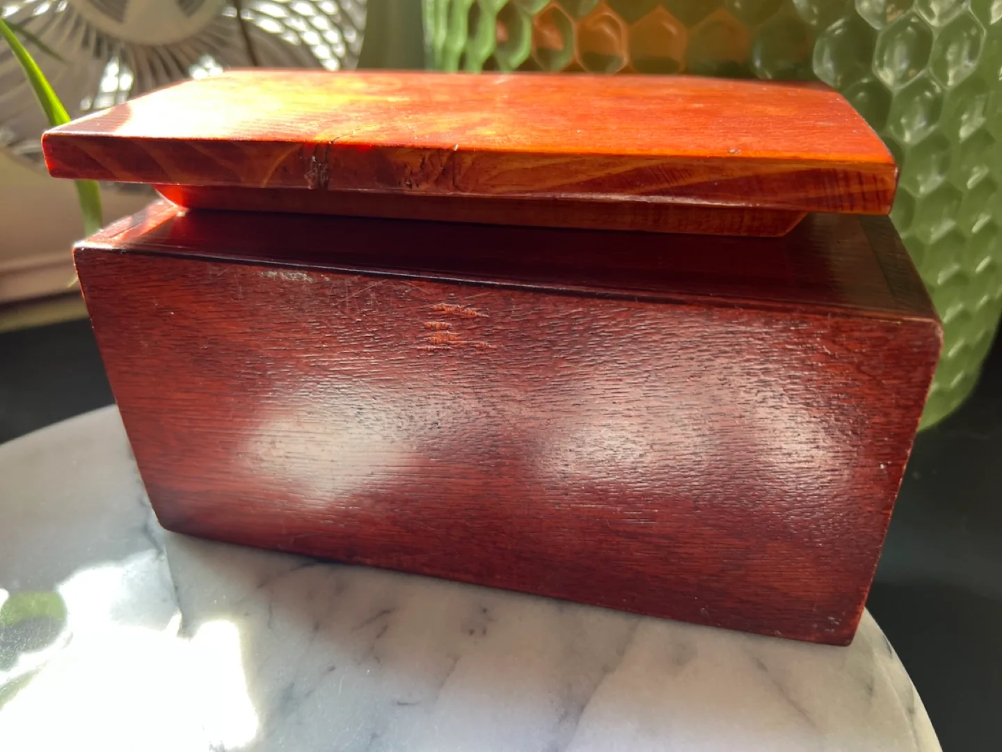 Wooden Box with Lid image indicator(3)
