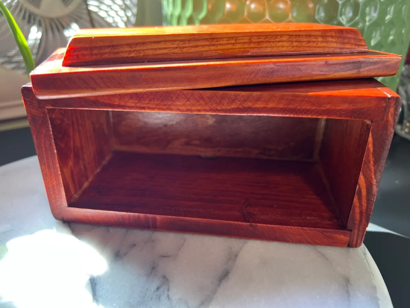 Wooden Box with Lid image indicator(2)
