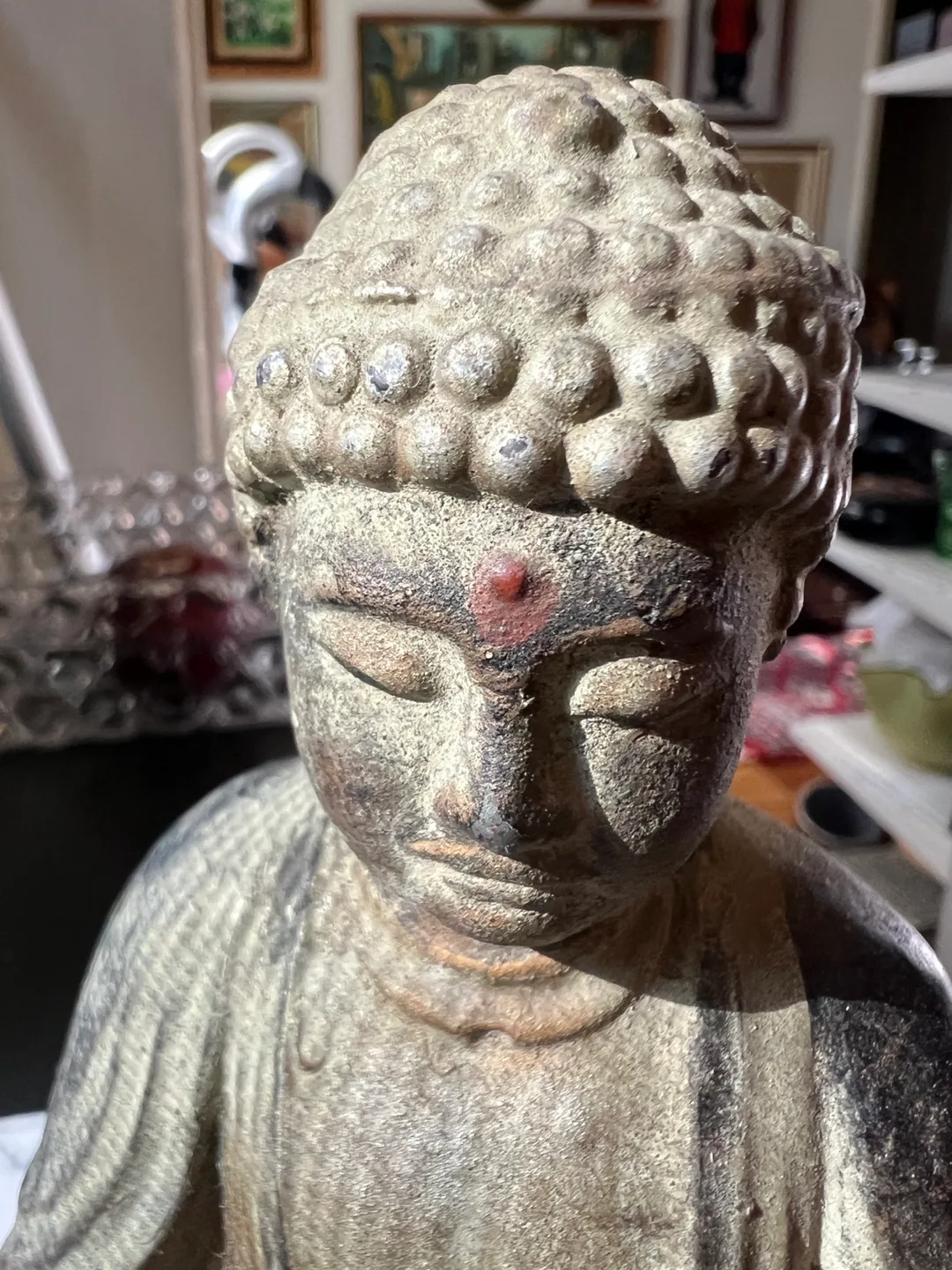 Antique Buddha Incense Burner image indicator(5)