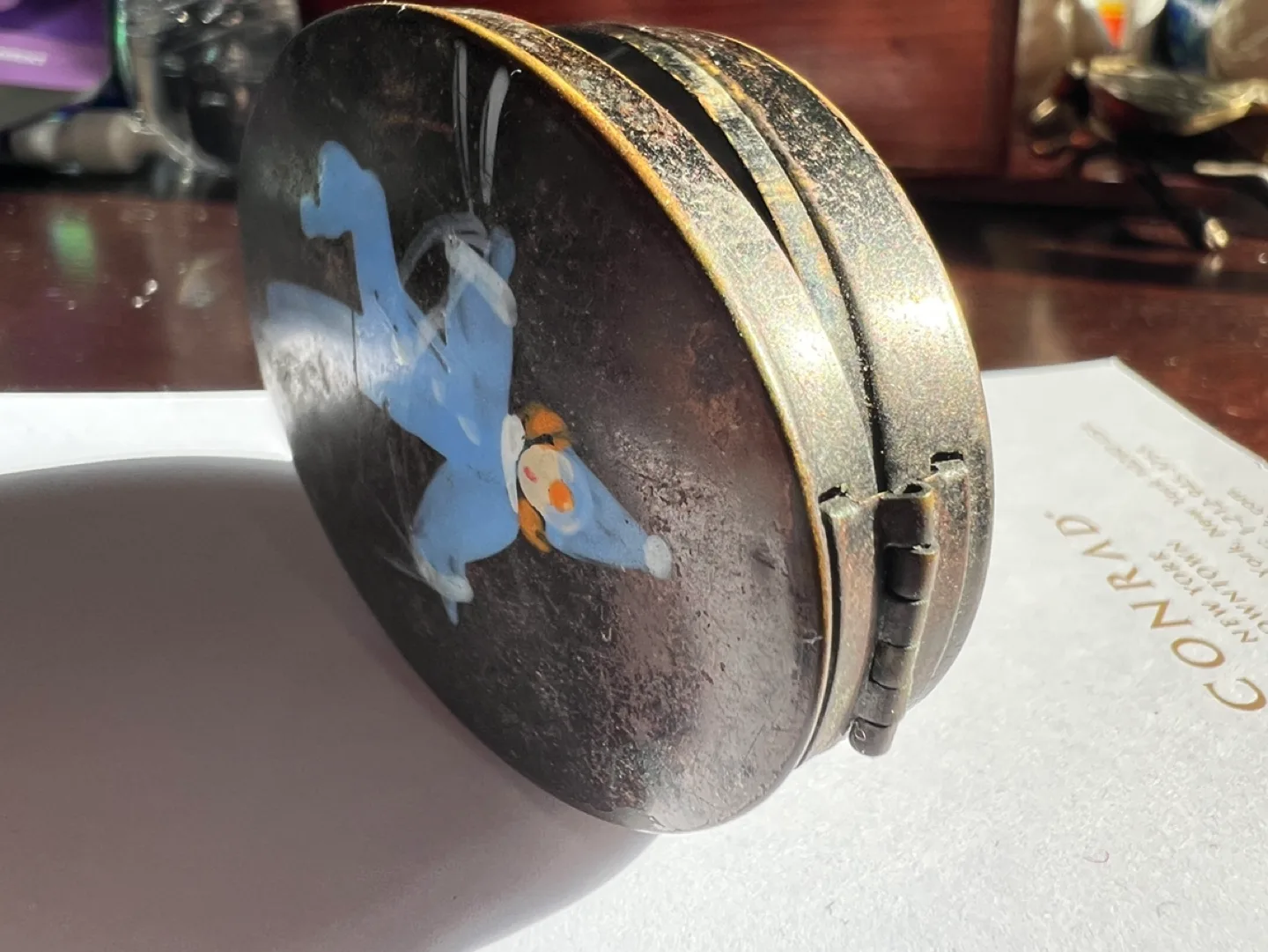 Vintage Metal Pill Box image indicator(3)