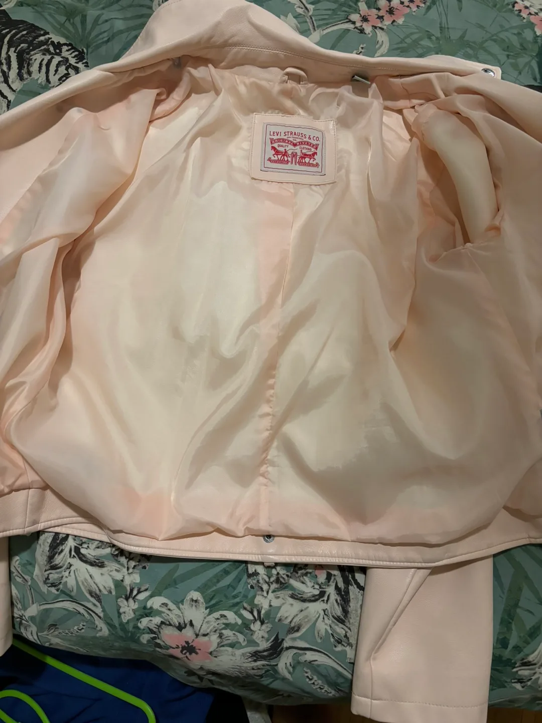 Levi's Pink Faux Leather Jacket image indicator(3)