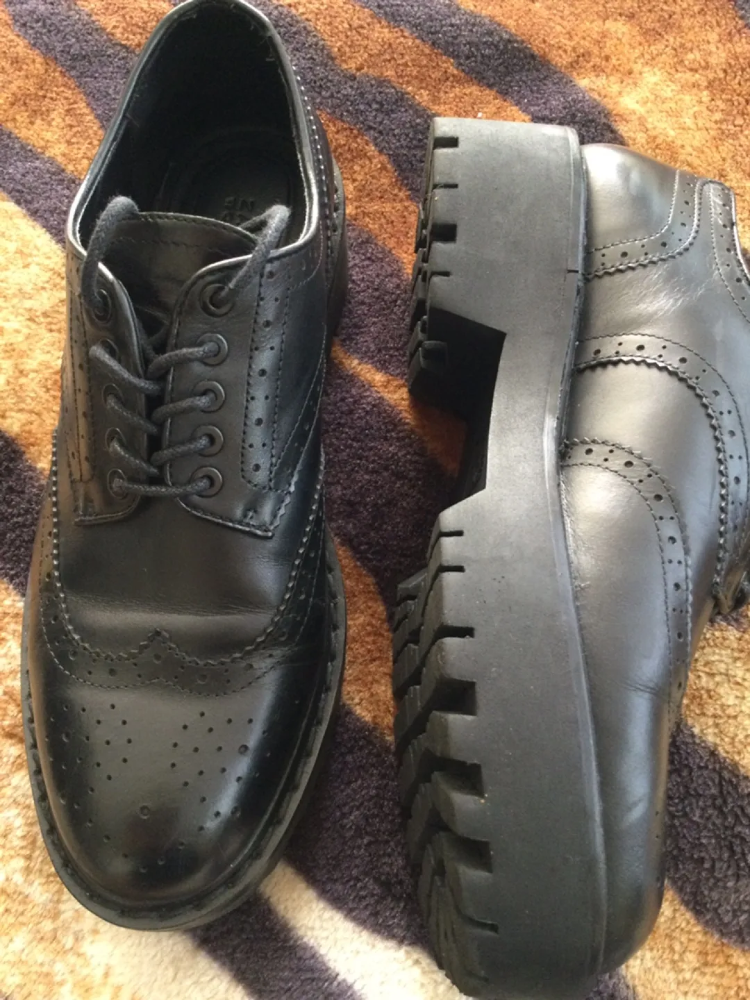 Zara brushed leather lace-up shoes 37 image indicator(2)