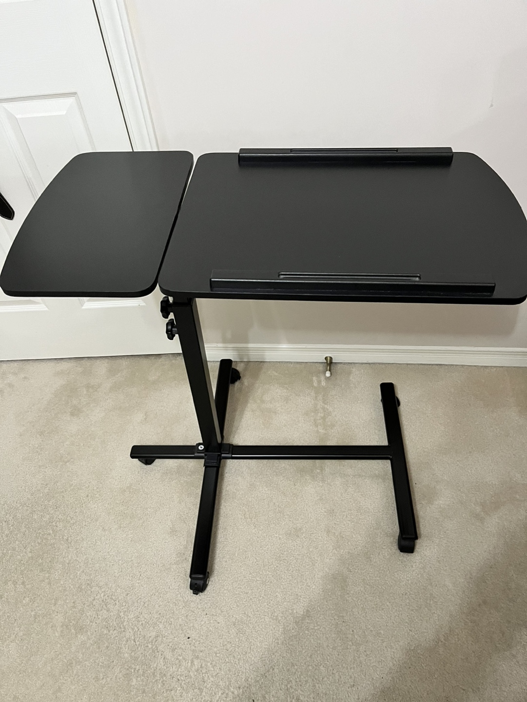 Adjustable Laptop Stand with Wheels - photo 2