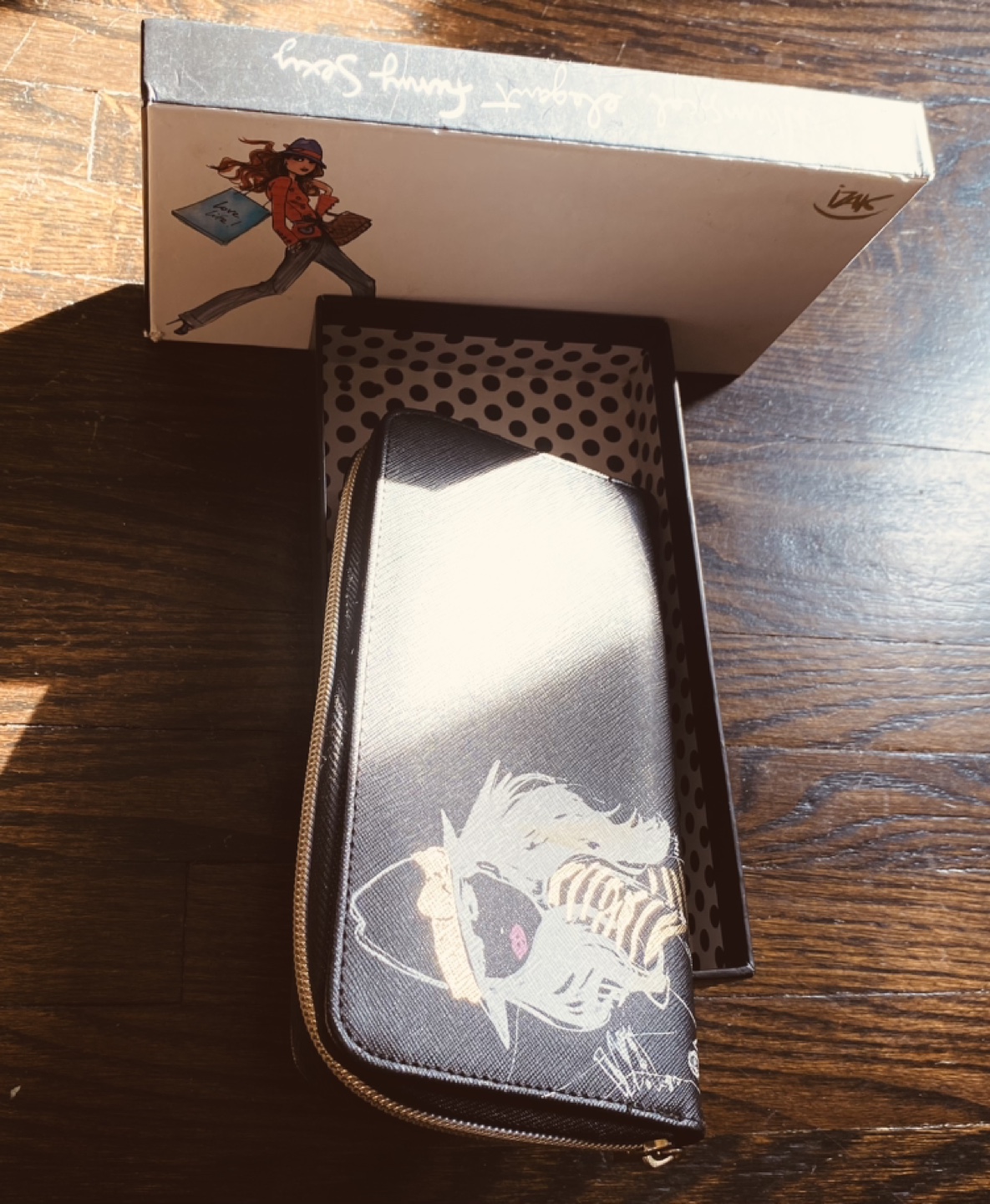 🧡DKNY black zippered wallet - photo 2