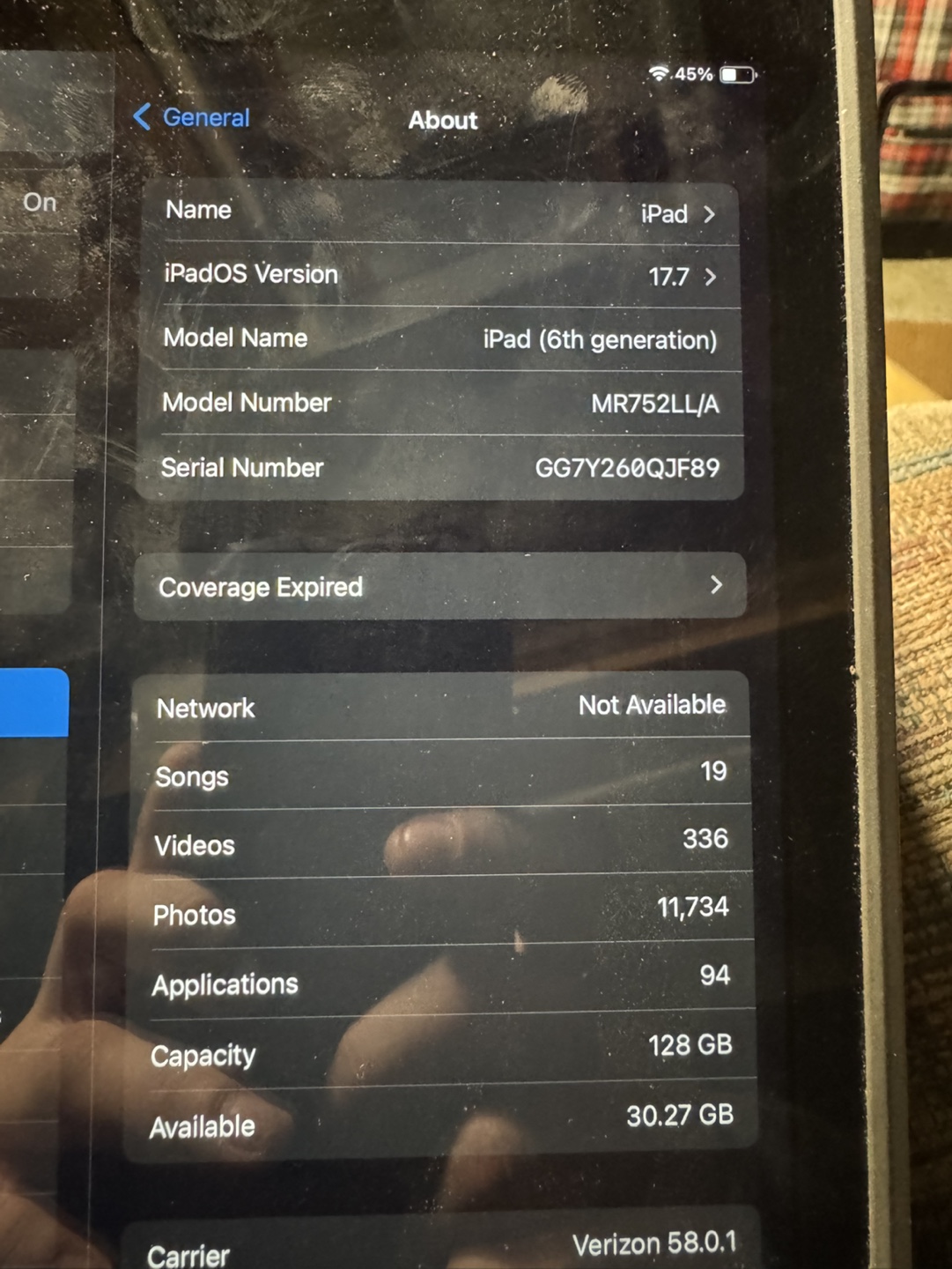 iPad 6th generation 128GB cellular/wifi - photo 5