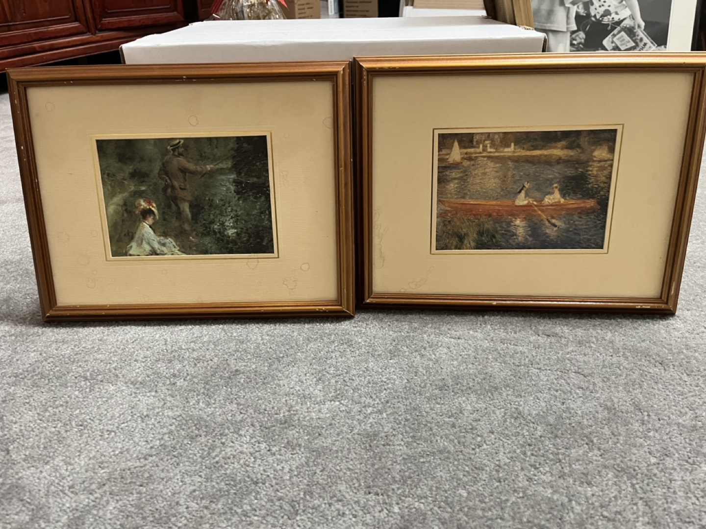 Two Framed Pierre-Auguste Renoir Art Reproductions