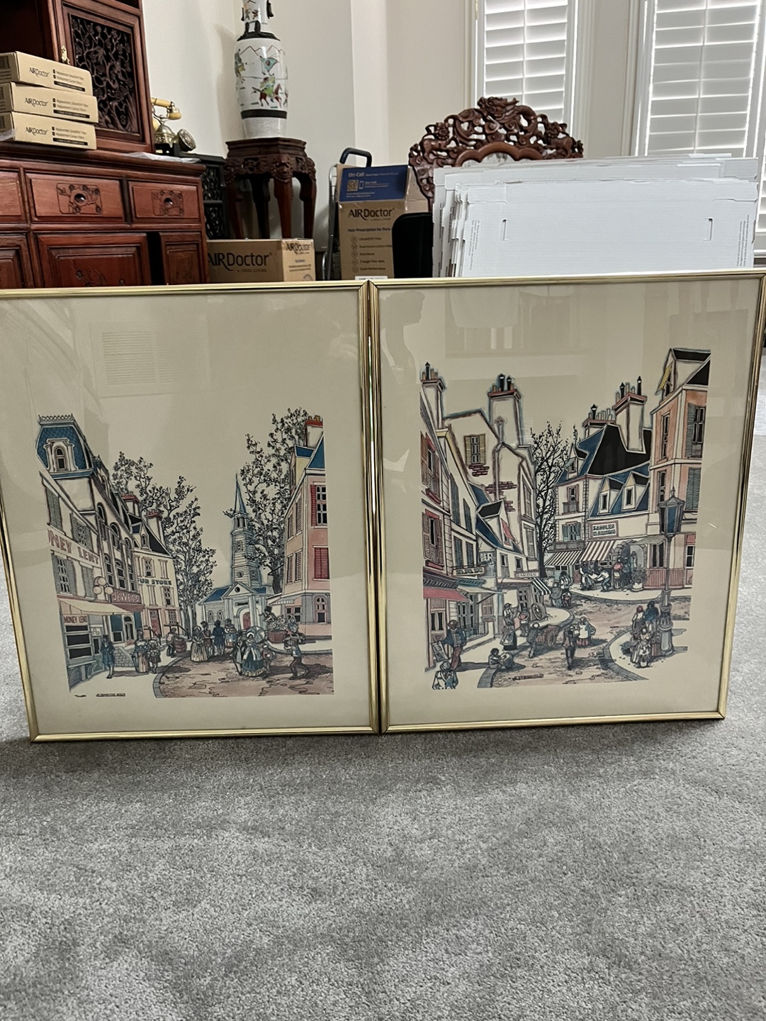 Pair of J. Dumas Signed Prints