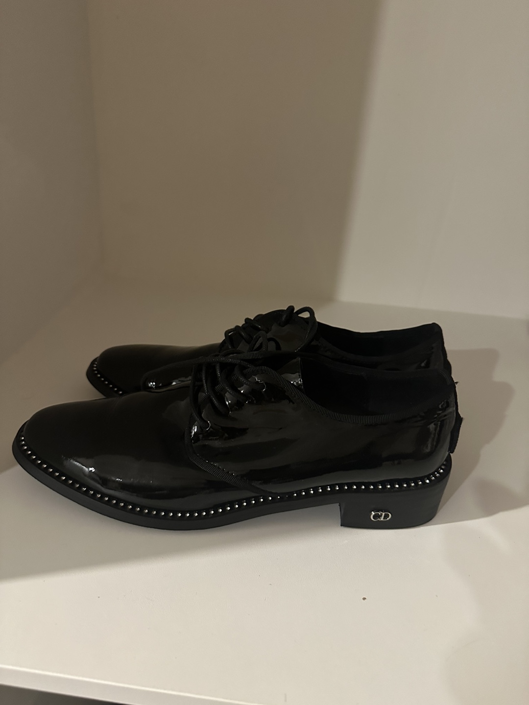 Christian Dior Patent Leather Oxfords