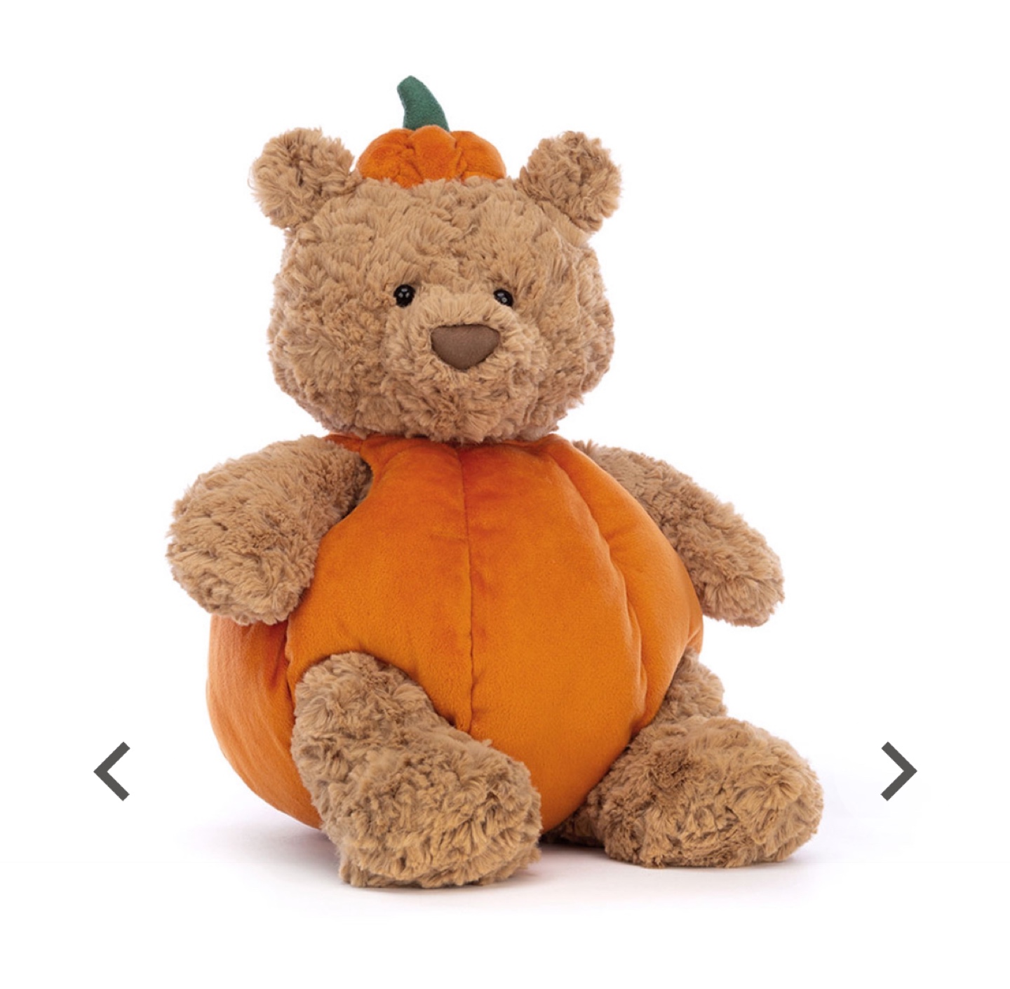 Jellycat Bartholomew Bear Pumpkin Outfit