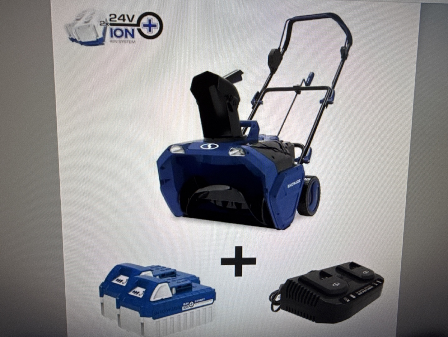 Snow Joe 24V Cordless Snow Blower Electric