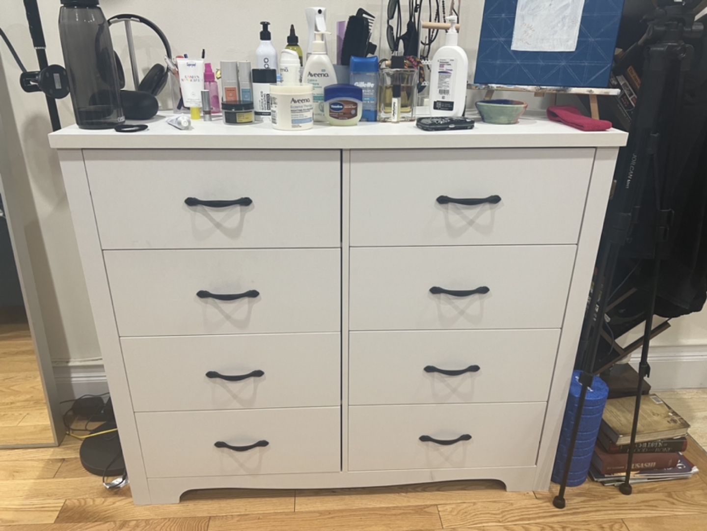 White 6 Drawer Dresser - photo 2