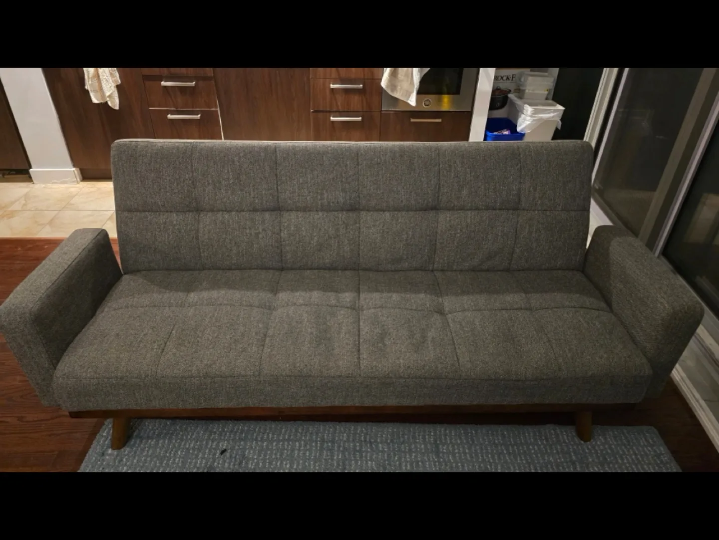 Grey Futon Sofa Bed image indicator(2)
