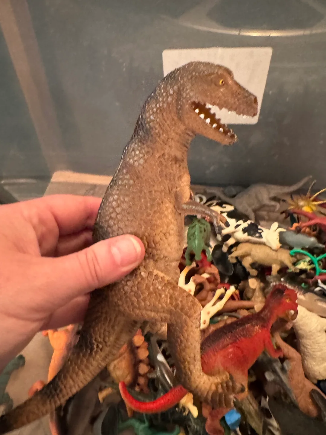 Large Lot of Plastic Animal Figures thumbnail