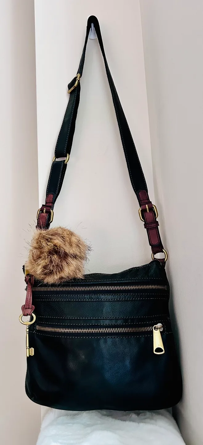 Fossil Leather Crossbody Bag thumbnail