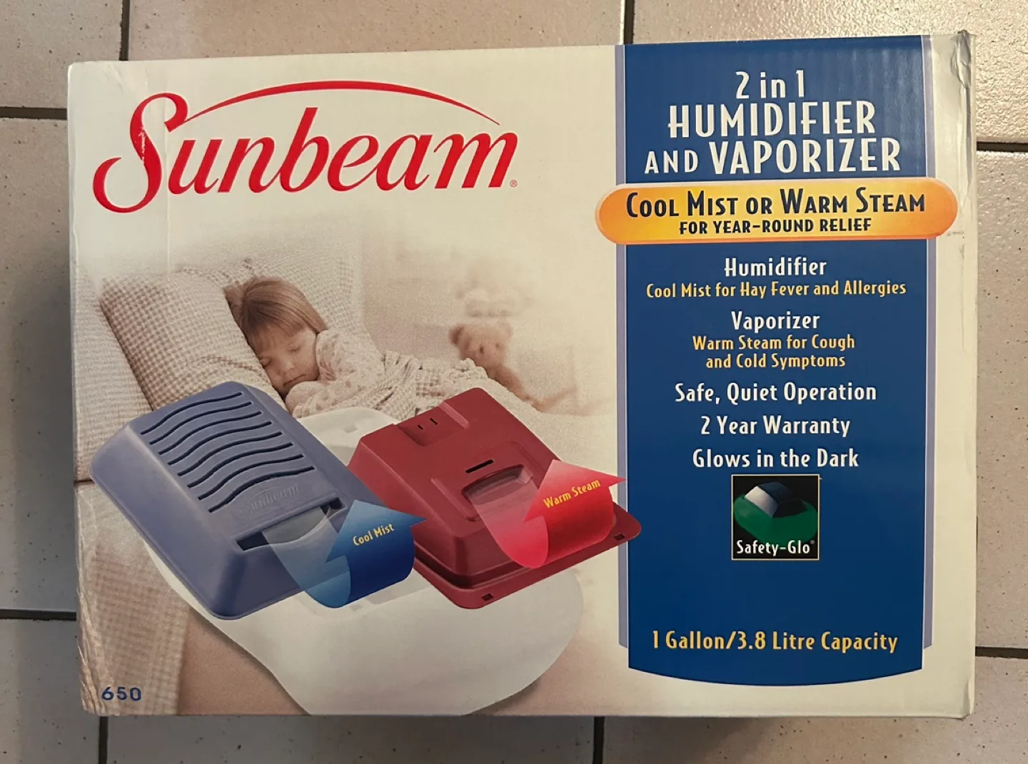 Sunbeam 2 in 1 Humidifier and Vaporizer #freecycle thumbnail