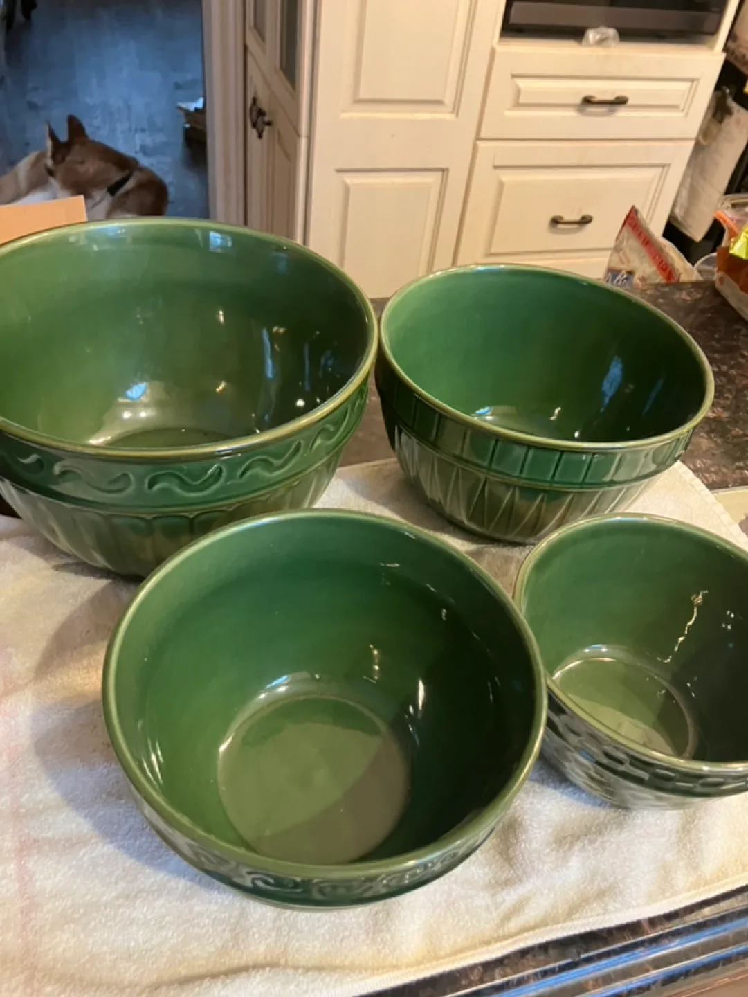 Real Home Stoneware Mixing Bowls, Set of 5 thumbnail