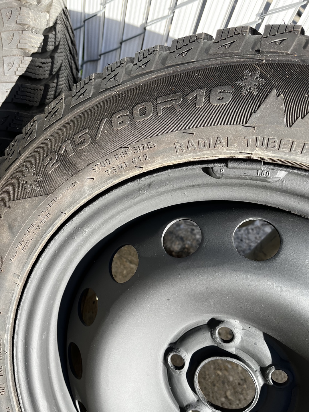 Set of 4 Winter Tires and Rims