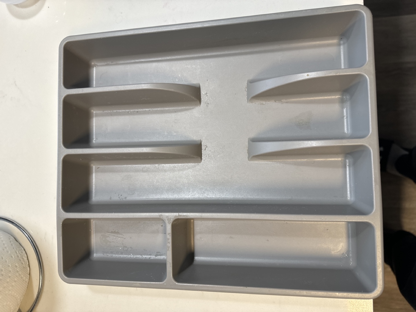 Grey Cutlery Organiser