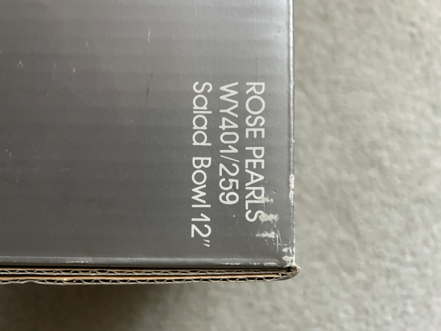 Rose Pearls 12" Salad Bowl #freecycle image indicator(2)