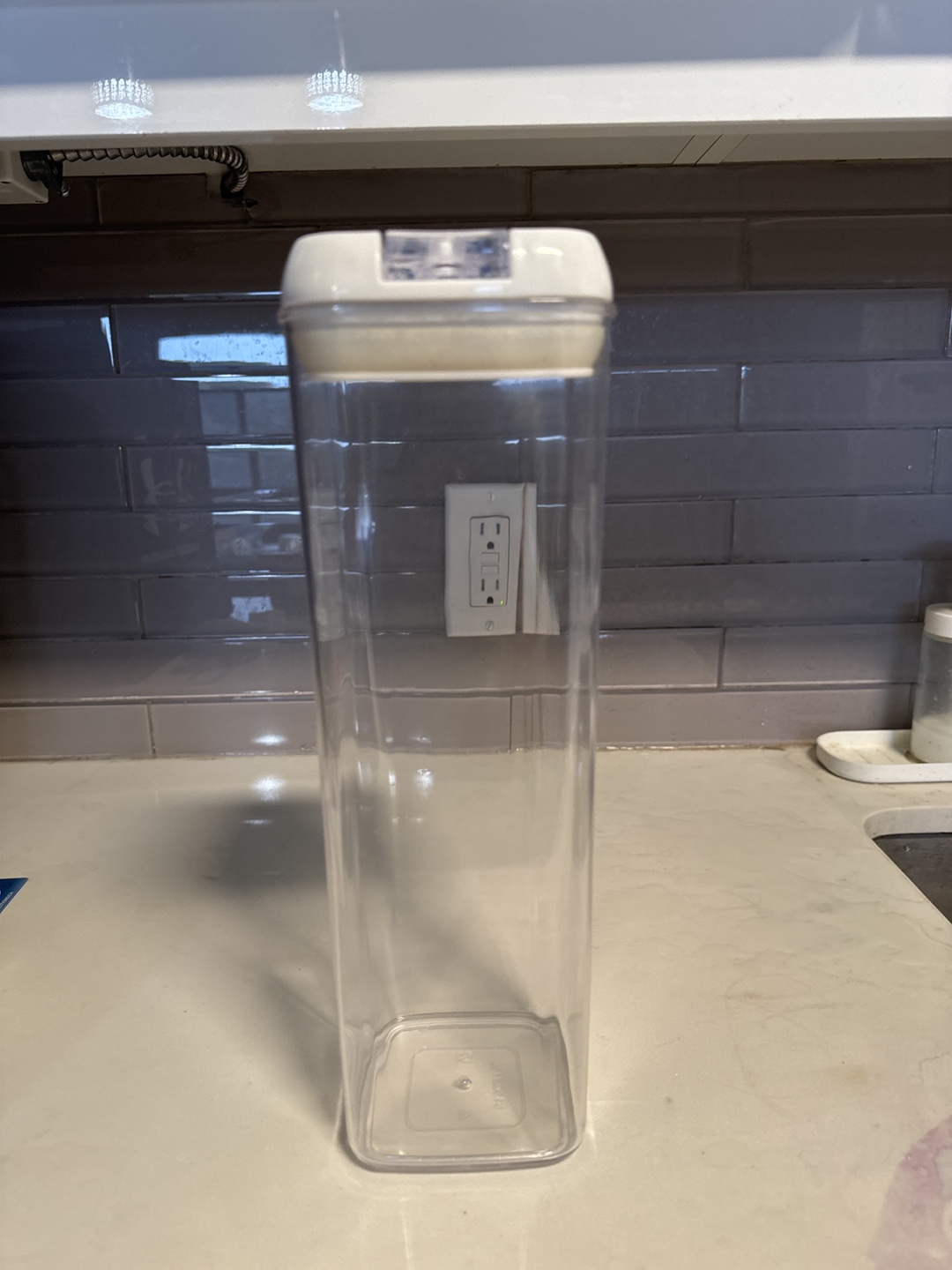 Clear Plastic Food Storage Container