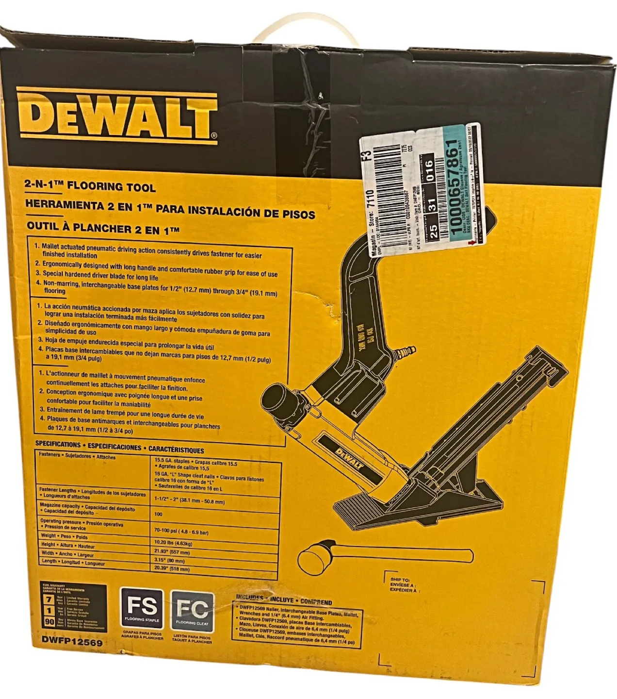 Like new Dewalt flooring tool bundle image indicator(3)