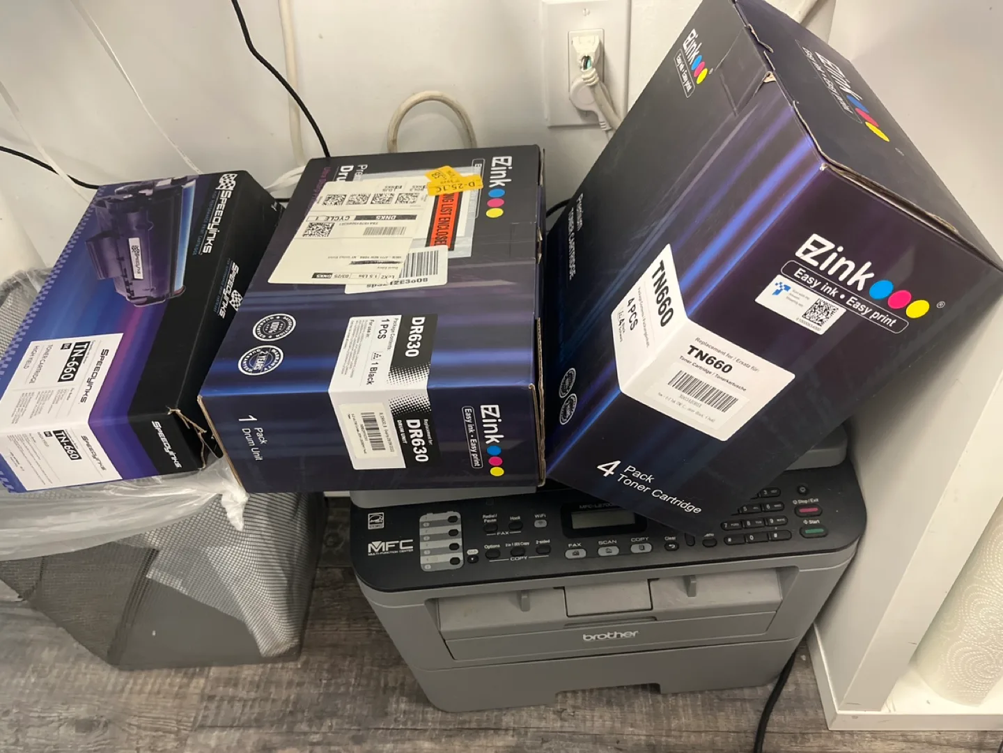 BrotherAll-in-One Printer #Freecycle with Toner Cartridges thumbnail