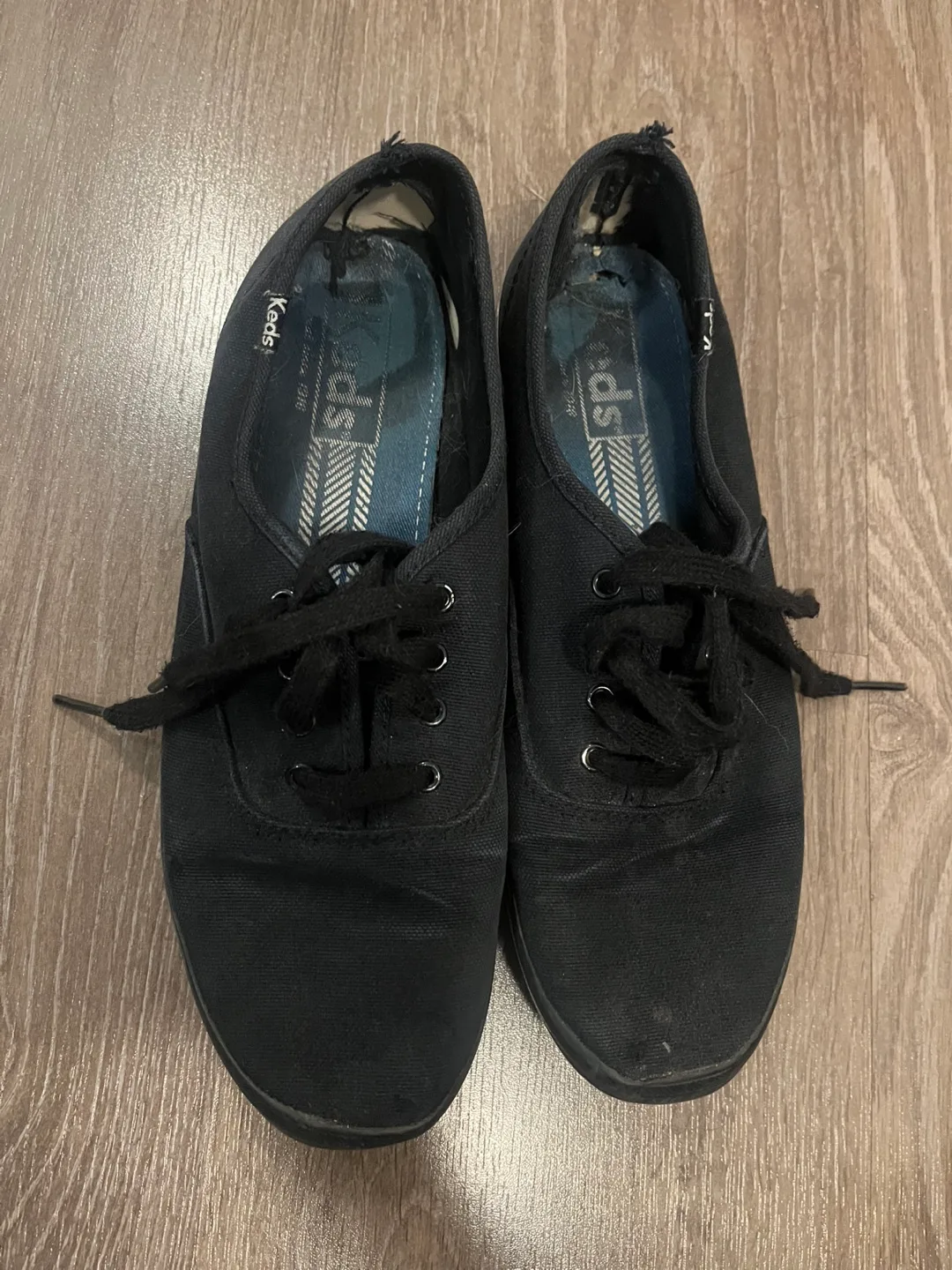 Keds Women's Black Canvas Sneakers Size 8.5 US thumbnail