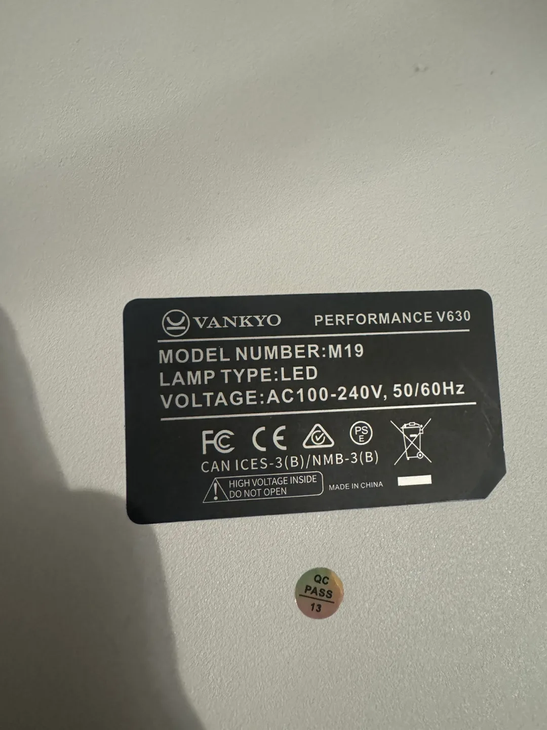 Vankyo Performance V630 Projector image indicator(2)