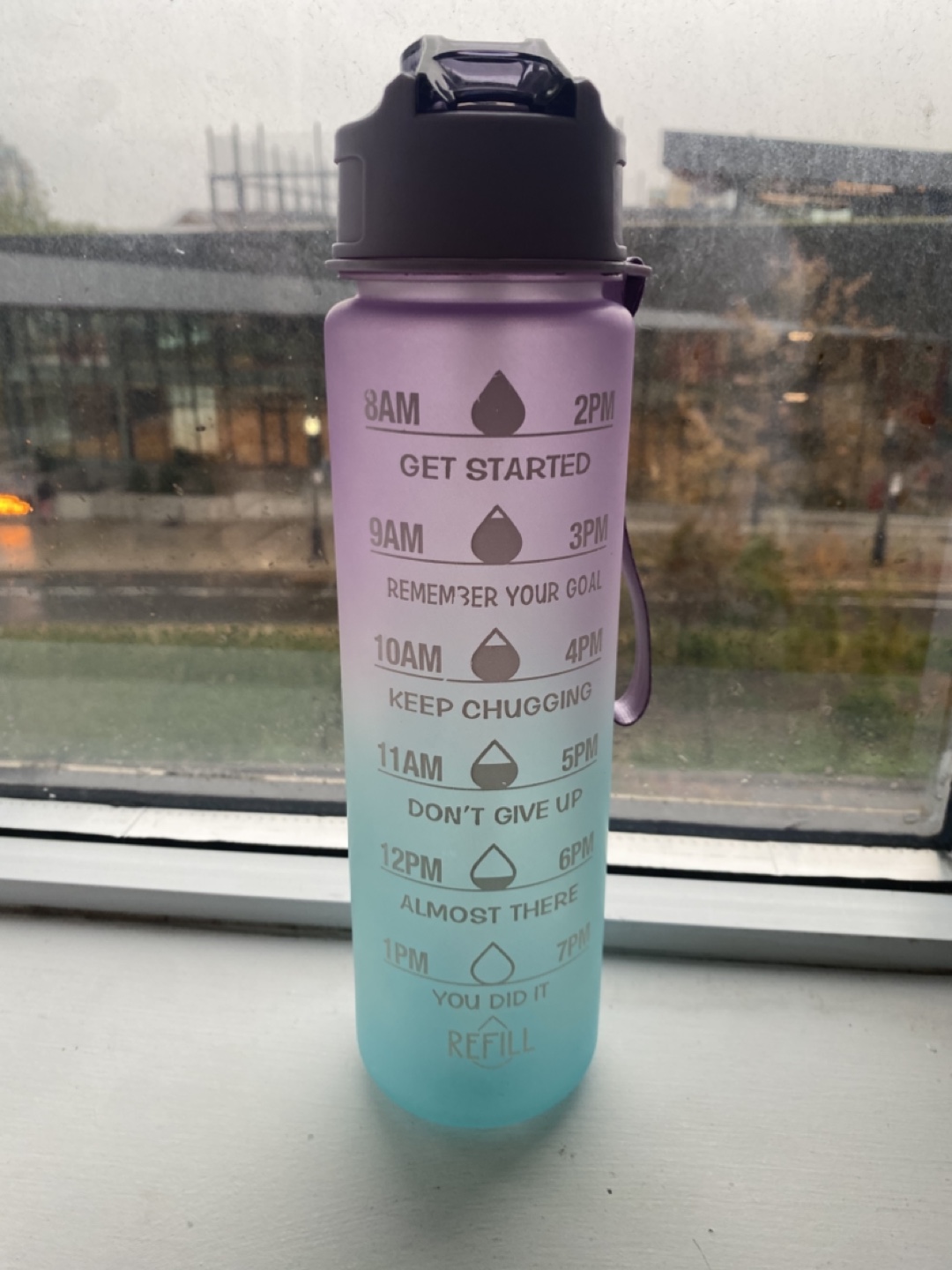 Motivational Water Bottle