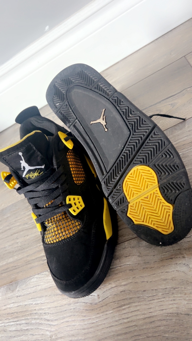Air Jordan 4 Yellow Thunders - photo 3