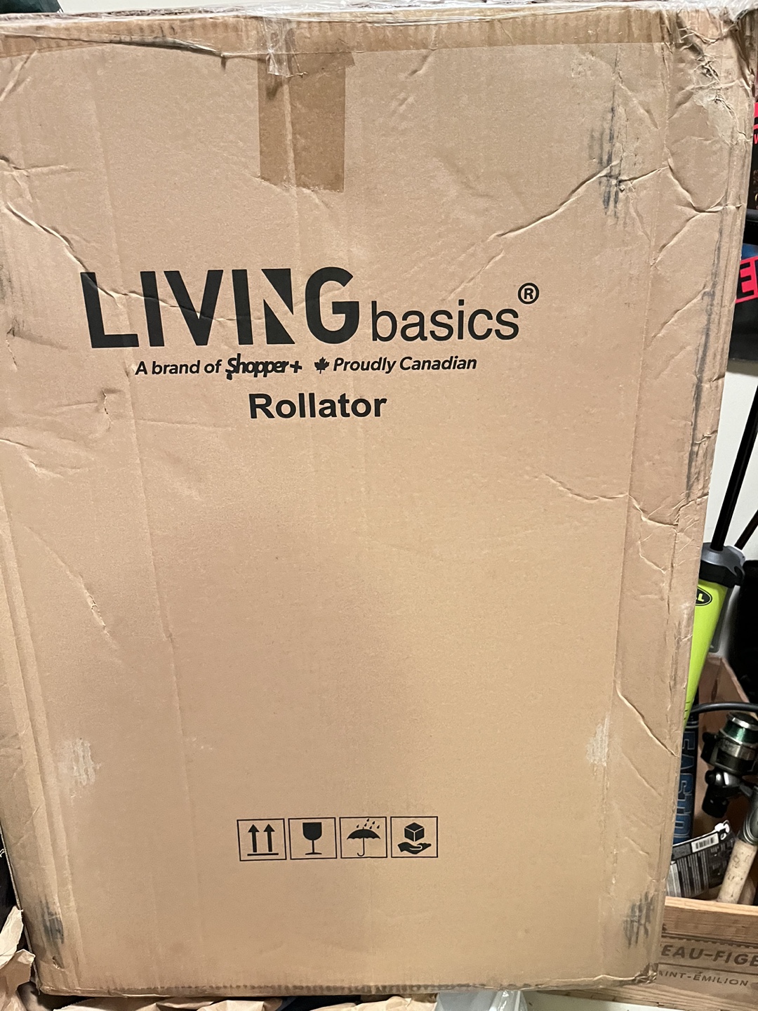 Unopen Folding Rollator Walker