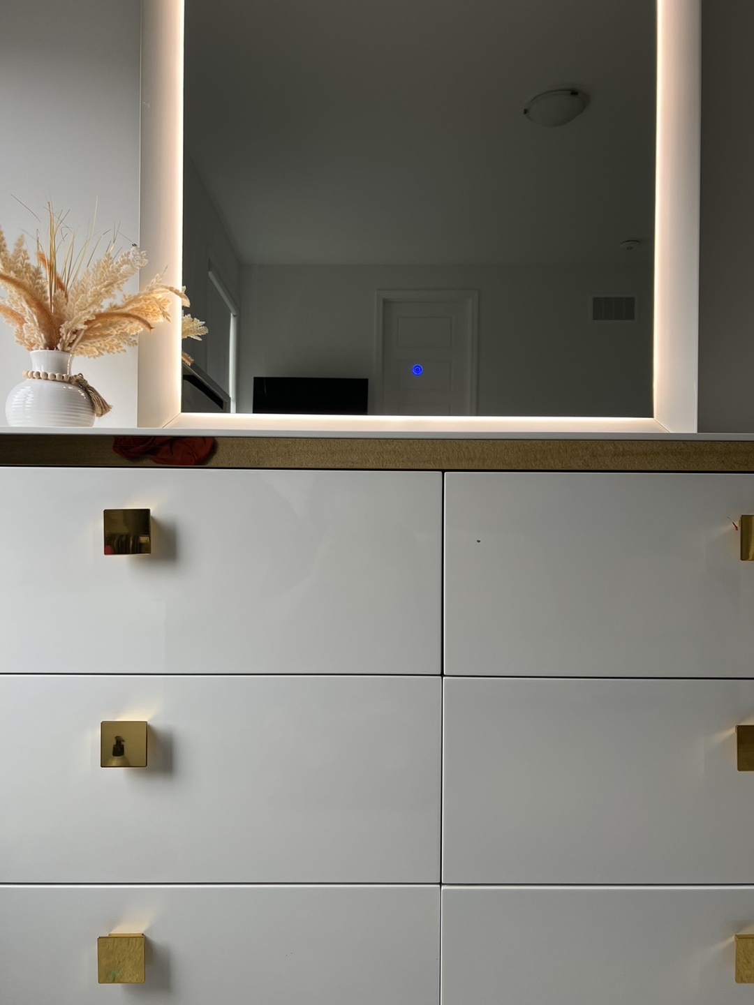 White Dresser with Mirror - photo 3