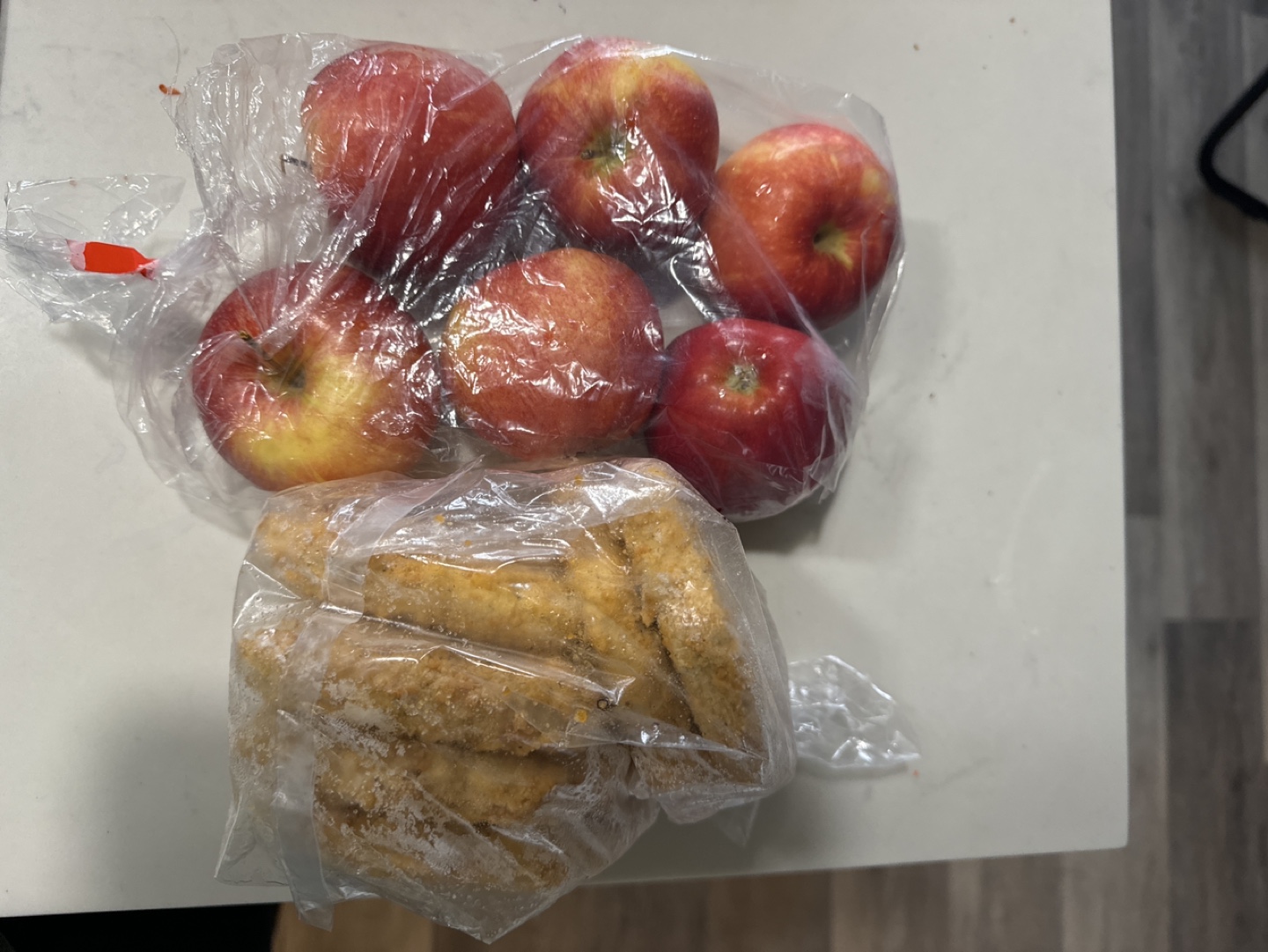 6 Frozen Chicken Patties and 6 Fresh apples - photo 3