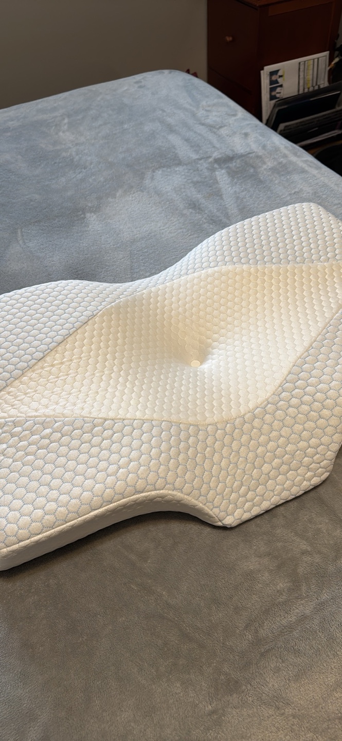 Cervical Support Pillow - for back & side sleepers - Memory Foam