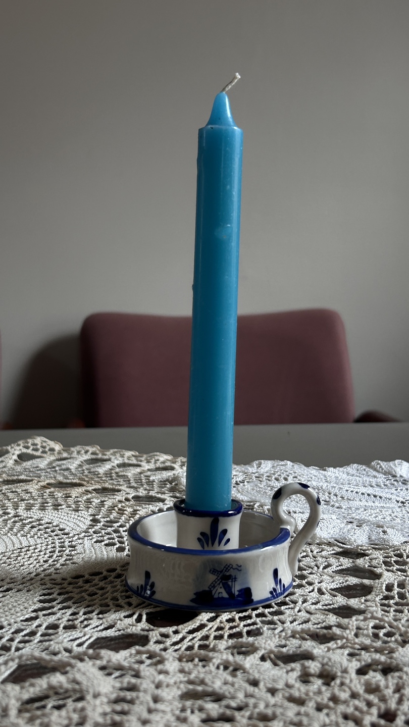 Delft Blue Candle Holder